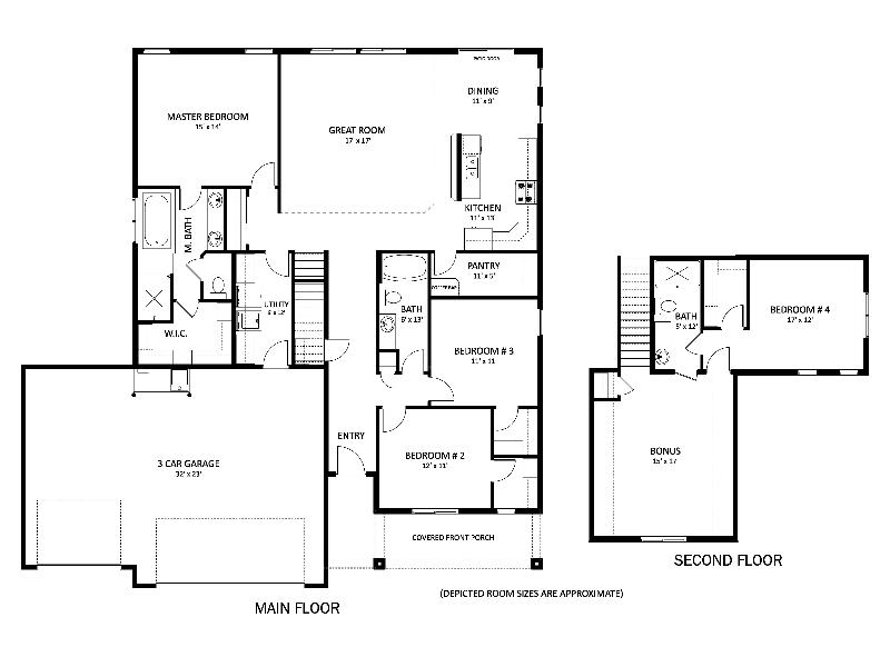 Lewiston with Bonus Floorplan